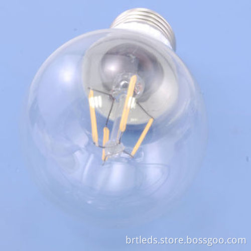 New Product LED Filament Globe Bulbs, AC 220V, 4W, 400lm, RoHS Certificates